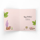 Happy Birthday Relax Woman Flowers Mum Girl Mother