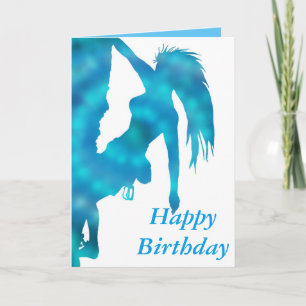 Happy Birthday rock climber card