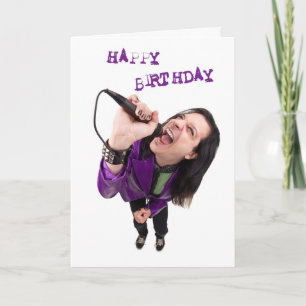 Happy Birthday Rock Star Card