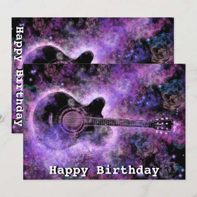 Happy Birthday - Romantic Guitar Music - Magic (Front/Back)