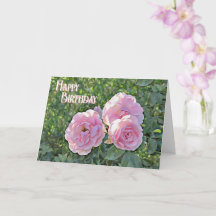 Happy Birthday Roses - Card