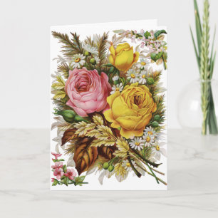 Happy Birthday Roses Card