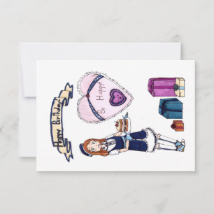 Happy birthday  RSVP card