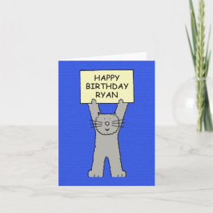 Happy Birthday Ryan Card