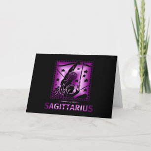 Happy Birthday Sagittarius starsign Card