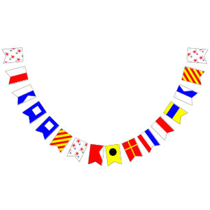 Happy Birthday Sailing Flag Alphabet