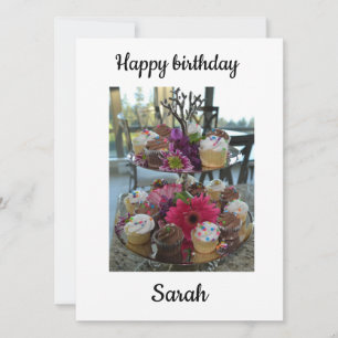 Happy birthday Sarah Card