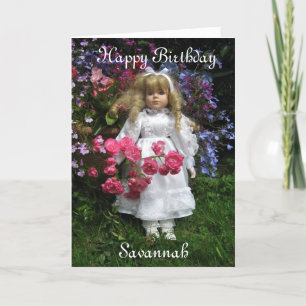 Happy Birthday Savannah Card