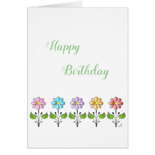 Happy Birthday Say it with a Flower Adorable