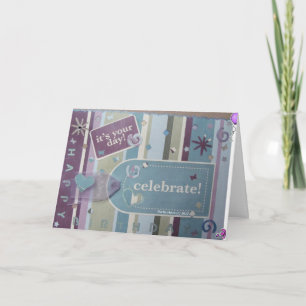 Happy Birthday - Scrapbook Card