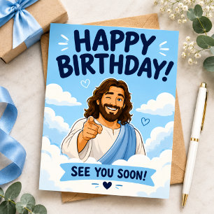 Happy Birthday — See You Soon! card