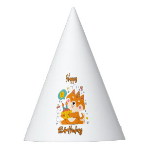 Happy Birthday Shiba Inu Party Hat