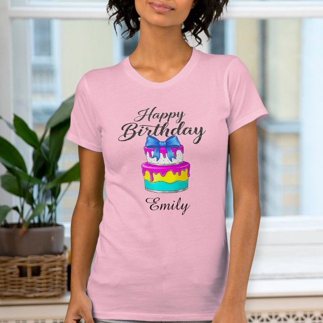 Happy birthday shirt cake, Personalized  (Creator Uploaded)