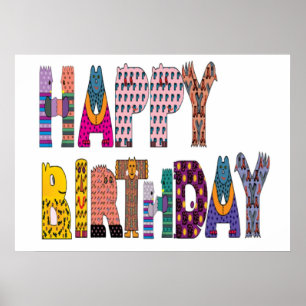 "HAPPY BIRTHDAY" SIGN