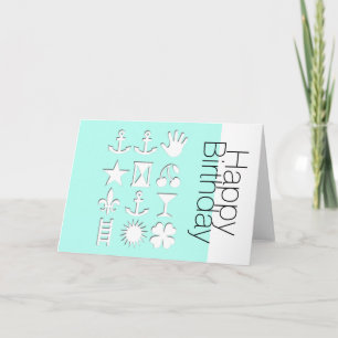 Happy Birthday Signs of Friendship Greeting card