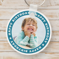 Happy Birthday Simple Modern Custom Photo