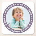 Happy Birthday Simple Modern Custom Photo