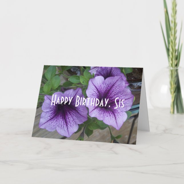 happy birthday sis card (Front)