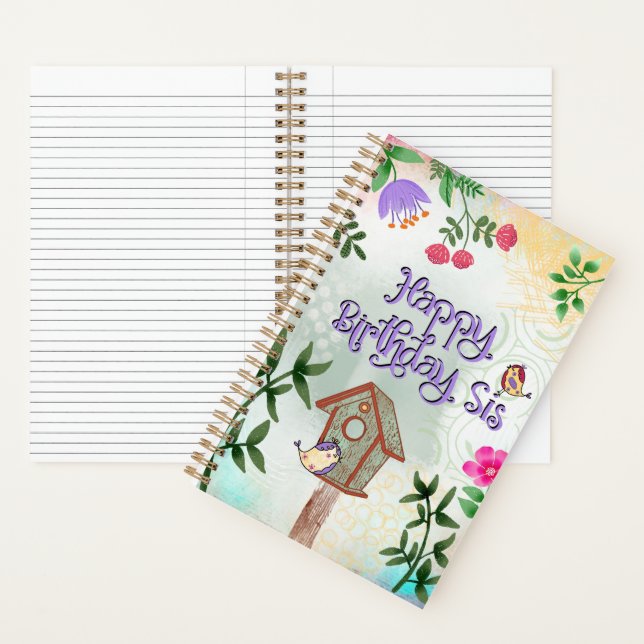 Happy Birthday Sis Notebook (Inside)