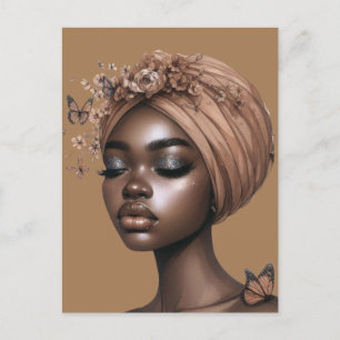 Happy Birthday Sista Black Girl Magic Melanin Love Postcard
