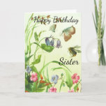 Happy Birthday  Sister Card<br><div class="desc">A Greeting Card for a Sister</div>