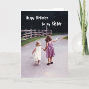 Happy Birthday Sister Card