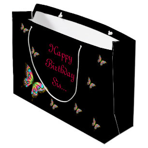 Happy Birthday Sister Large Gift Bag