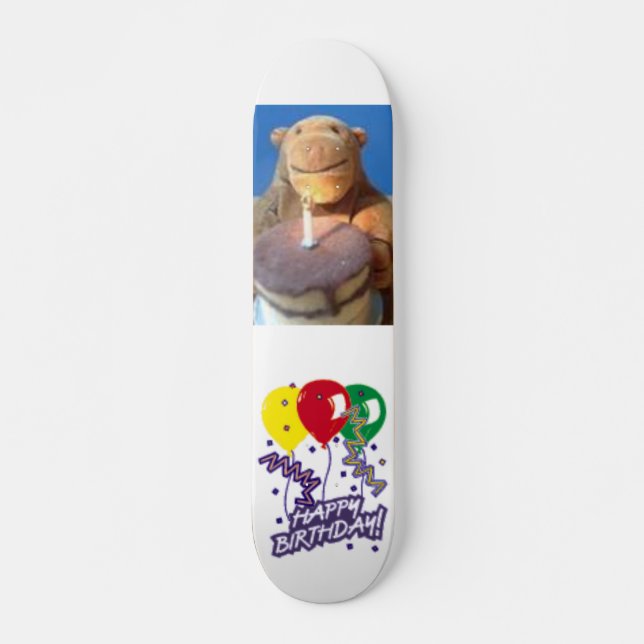 Happy Birthday Skateboard (Front)