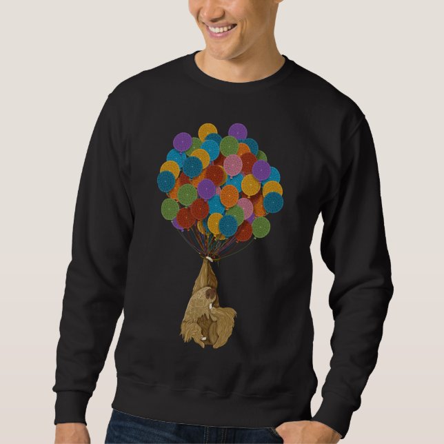 Happy Birthday Sloth Sweatshirt (Front)