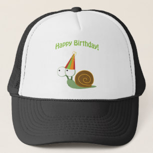Happy Birthday! Snail Trucker Hat