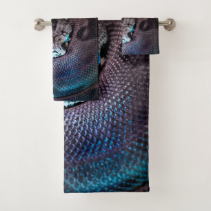 Happy Birthday Snake  Bath Towel Set