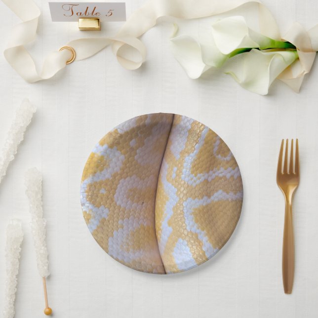 Happy Birthday Snake Party Plates (Wedding)