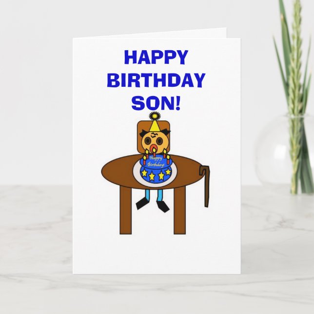 Happy Birthday Son! Card (Front)
