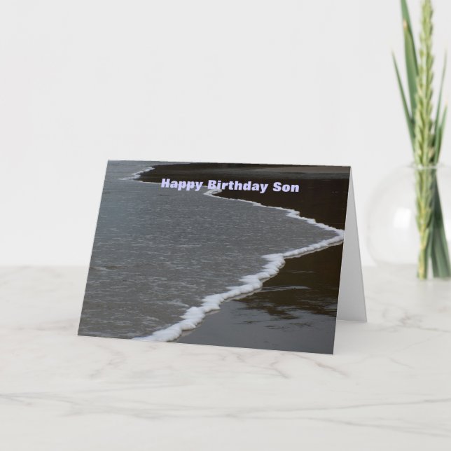 Happy Birthday Son Card (Front)