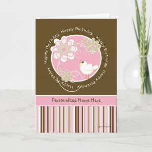 Happy Birthday Song Bird Template