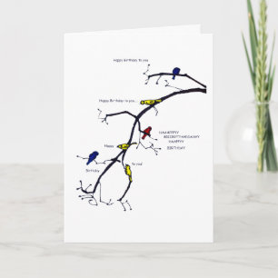 Happy Birthday Song Card