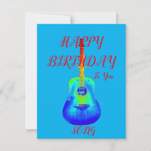 Happy Birthday Song  Holiday Card