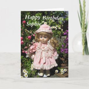 Happy Birthday Sophie Card
