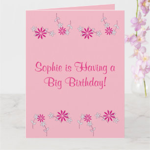 Happy Birthday Sophie! (Name) Card