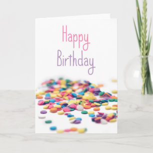 Happy Birthday Sprinkles Card
