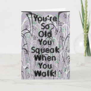 Happy Birthday Squeaky! Card