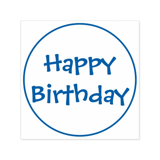 Happy Birthday Stamp (Design)
