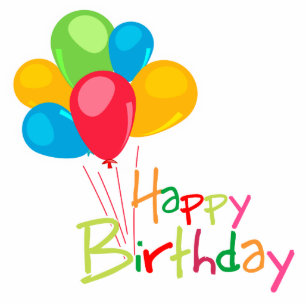 Happy Birthday Standing Photo Sculpture