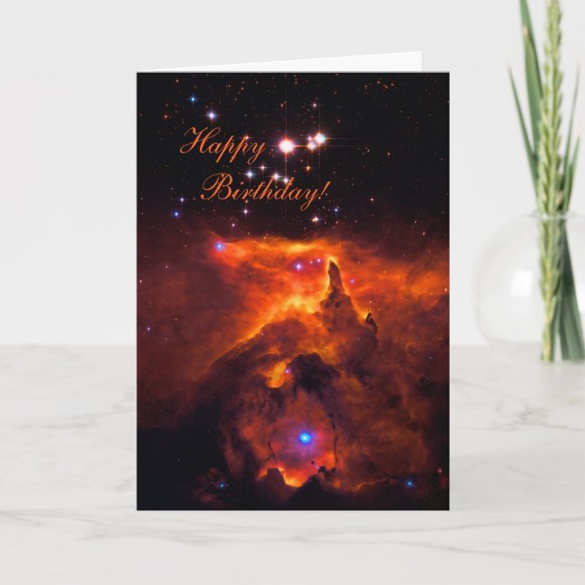Happy Birthday - Star Cluster Pismis 24 Card (Front)