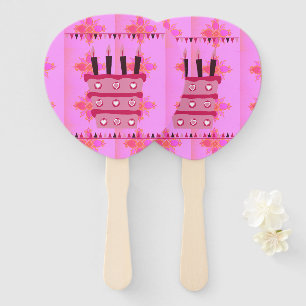 Happy Birthday Stay Blessed Hand Fan