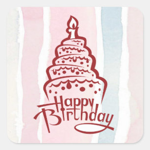 Happy Birthday Sticker