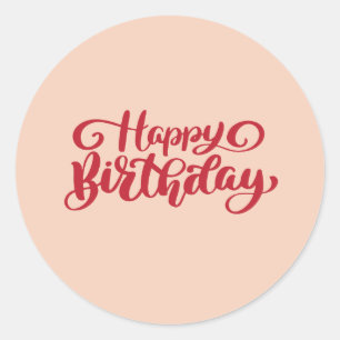 Happy birthday sticker