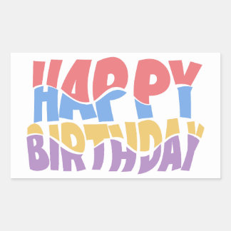 Happy Birthday Sticker
