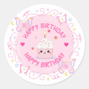 Happy birthday sticker