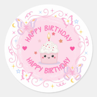 Happy birthday sticker